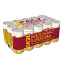 Pack Cerveja Pilsen Skol Lata 15 Unidades 269ml Cada Embalagem Econômica