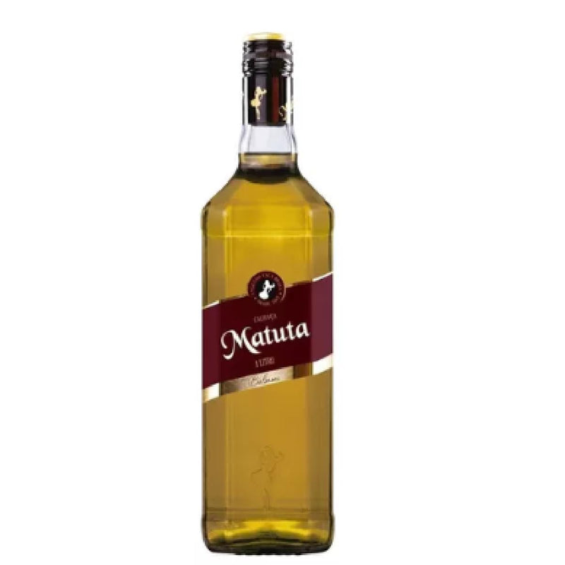 Matuta Cachaça Bálsamo 1000ml - Envelhecida em Barril de Amburana, Baunilha