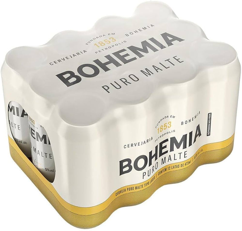 Bohemia 473ml - Pack Econômico (12 unidades)