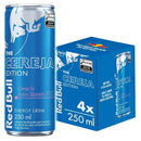 Pack de 4 Latas Red Bull Energético, Cereja e Frutas Silvestres, 250ml
