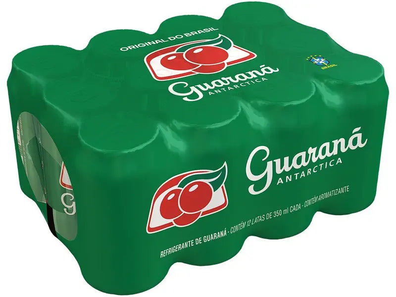 Refrigerante Lata Guaraná Antarctica - Original do Brasil 12 Unidades 350ml