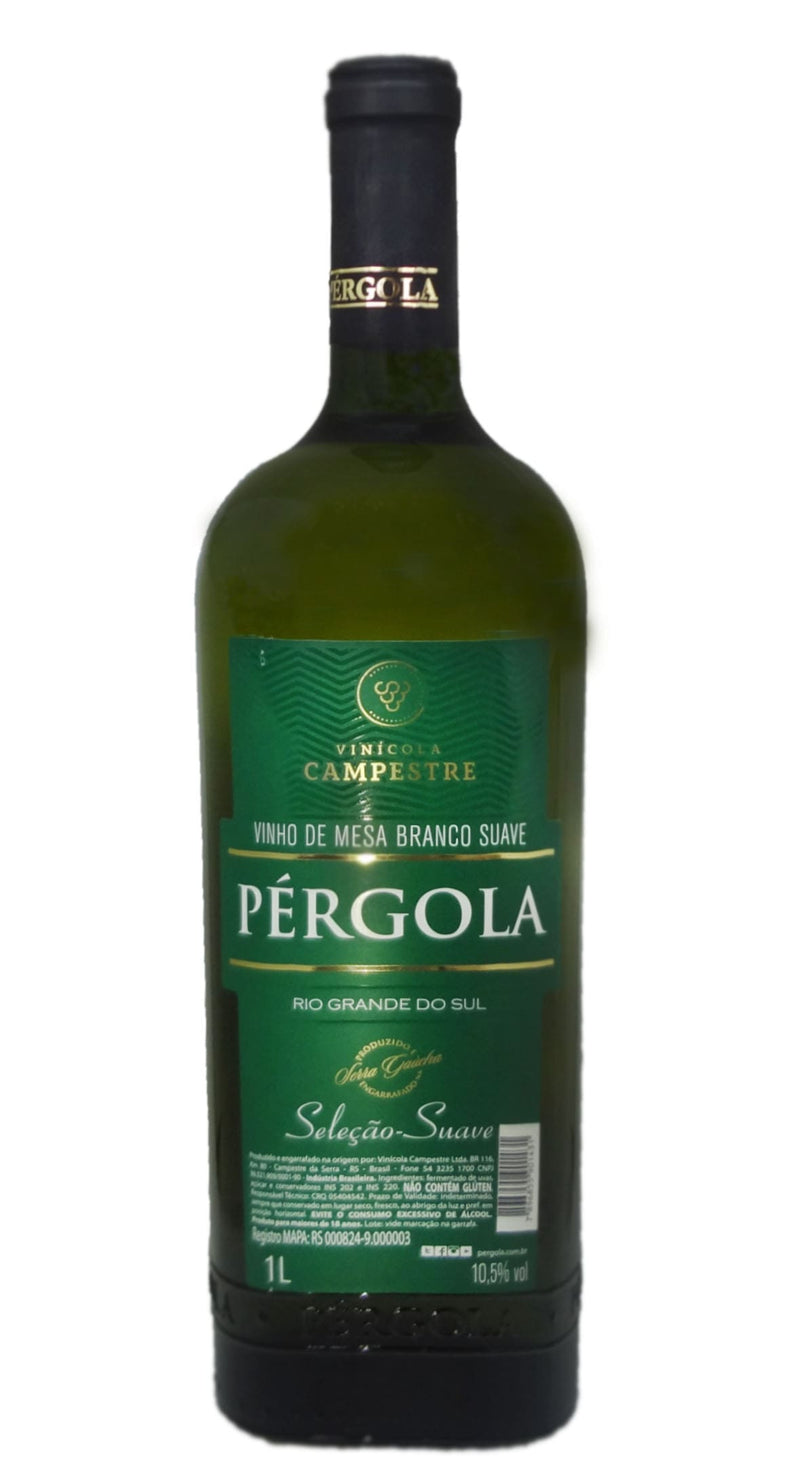 Vinho Pérgola Branco Suave 1L