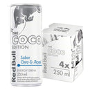 Pack de 4 Latas Red Bull Energético, Coco e Açaí, 250ml