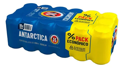 Antarctica Pilsen 350ml - Pack Econômico (18 unidades)