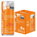 Pack de 4 Latas Red Bull Energético, Morango & Pêssego, 250ml