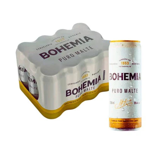 Cerveja Bohemia Puro Malte 12 Unidades Lata - 350ml